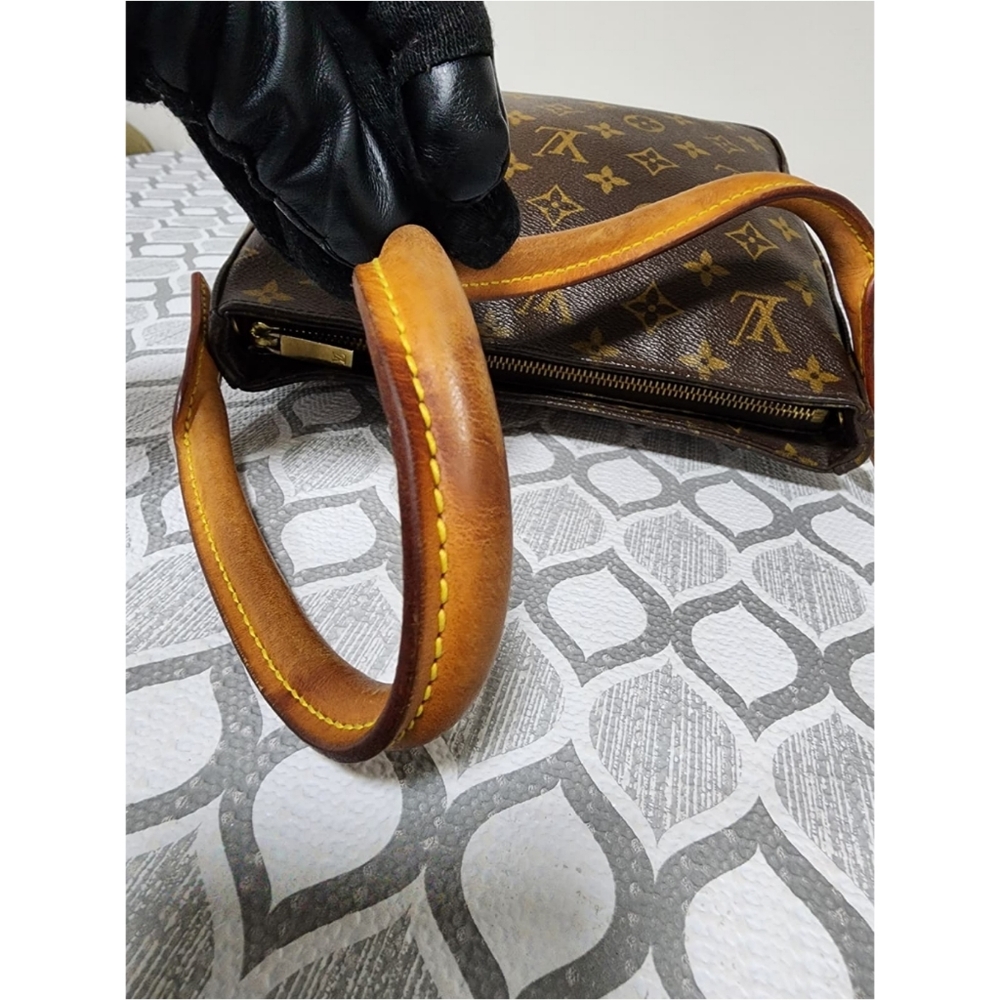 LOUIS VUITTON Monogram Canvas Looping MM Shoulder Bag Brown - Picture 10 of 15